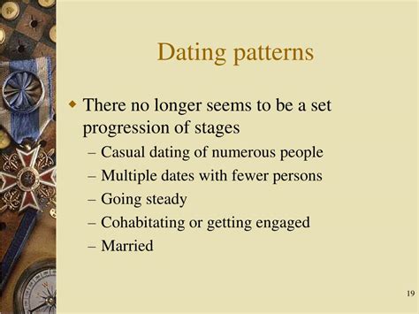dating patterns since the 1960s area.non-existent.c.less formal.b.less flexible.d.more formal